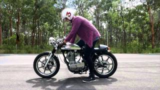 Yamaha SR400 Café Racer Custom - 2015 model review