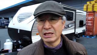 미국에서 구입한 캠핑카 부산항 도착. 캐러반 스웨이, 직하하중 줄이고 센터라인 맞추기.  판매문의 010-6342-1249