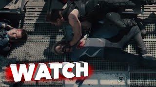The Avengers: Age of Ultron: Hawkeye Kills Quicksilver in this Gag Reel Clip