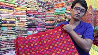 ২০০ টাকা গজ বিভিন্ন ডিজাইনের কটন কাতান গজ কাপড়ের দাম/Wheel design