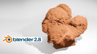 How to Freeze a Smoke Simulation in Blender 2.8