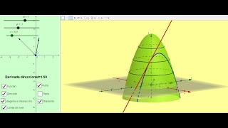 11 - Curso GeoGebra 3D. Parte 2. Gradiente y derivada direccional