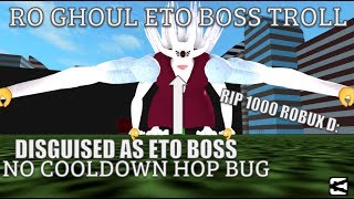 DISGUISED AS ETO BOSS | NO COOLDOWN HOP BUG | EARN FREE ROBUX! | Roblox [Episode - 17]