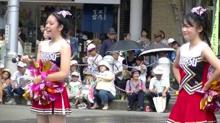 2013　長岡まつり　大手通ステージ　中越高校チアリーディング部withワセダクラブ