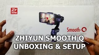 Zhiyun Smooth Q Gimbal Unboxing & Review - WIth Setup, ZY Play App & Comparison - SKBHD