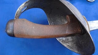 The British 1908 pattern cavalry sword & cut vs thrust