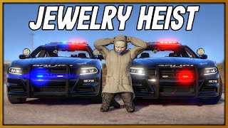 GTA 5 Roleplay - Jewelry Store Heist Setup (Stealing Cop Cars!!) | RedlineRP #879