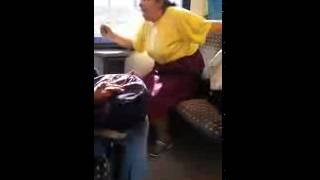 Frau rastet im Zug aus - Neu mit Deutschem Untertitel!