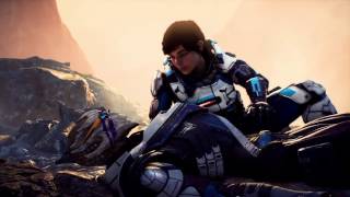 MASS EFFECT ANDROMEDA | Sara Ryder | Squadmates | Vetra Nyx: A Moment Planetside [1/1]