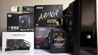 AMD Ryzen 1950X GTX 1080Ti Render & Gaming PC Build, Test and Benchmark