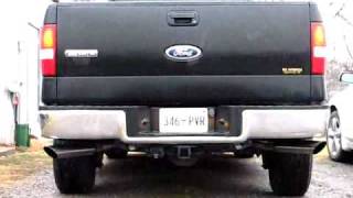 2004 Ford F150 XLT Triton 4.6 V8 true dual exhuast using 40 series Flowmasters