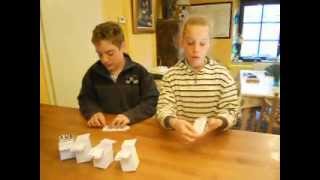 Pliage petits pots en papier