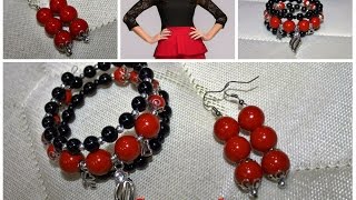 Серьги из бусин своими руками за 5 минут! Стильно и красиво! Подробный урок! Мастер- класс!