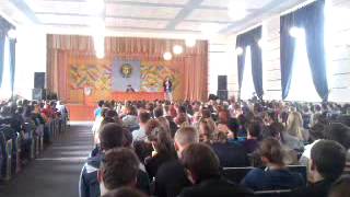 Горохов агітує в університеті