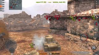 Wot Blitz Т-150 - тащим (android)