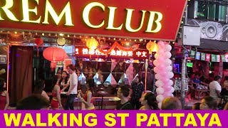 WALKING STREET PATTAYA THAILAND MARCH 2019 NIGHT LIFE  AND RUSSIAN GIRLS SCAMS IN WALKING ST