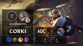 Corki ADC vs Ezreal - EUW Grandmaster Patch 9.12