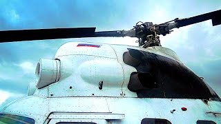 Как заводится МИ-2! Запуск двигателей и взлёт вертолёта.