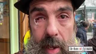 ? JÉROME RODRIGUES BLÉSSÉ DANS LA MANIF CONTRE LA REFORME DES RETRAITES À PARIS !