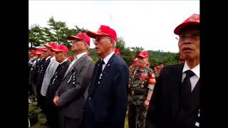 해병대전우회 국립서울현충원 사후불멸호국신 해병대 선배님 묘역 참배
