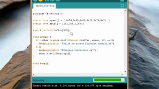 Arduino EthernetShield ENC28J60 Configuration - Parte1