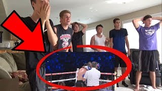 KSI VS LOGAN PAUL FIGHT REACTION!!! ENDS IN A DRAW!!!