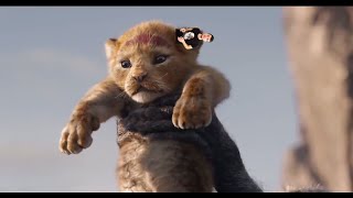 LE ROI LION AVEC AMIXEM - Amixem fond vert #2