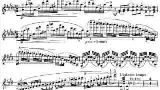 Wieniawski, Henryk mvt1(begin) 1st violin concerto op.14 Allegro moderato