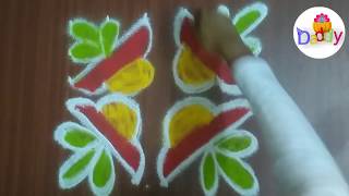 Pongal Kolam Design with 6x6 Dots  | பொங்கல் கோலம் | Little Daddy Sunny