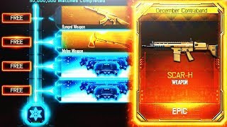 NEW DLC HOLIDAY COMMUNITY CONTRACT 100% COMPLETE in BLACK OPS 3 (BO3 DLC WEAPON SUPPLY DROP OPENING)
