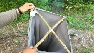 Водяной парус из подручных средств