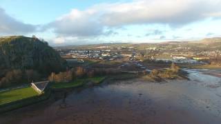 Erskine Bridge & Dumbarton Castle (Drone Footage)