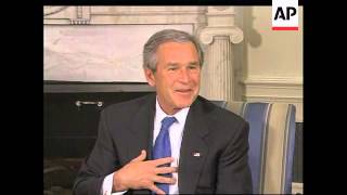 Bush and Roh discuss NKorea, comment on Syria