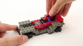 Sluban Train Steam Car Vehicle   B0229   Brick Builder Toys   Lego Speed Build