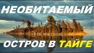 Необитаемый острове в тайге на котором живут парень и девушка.