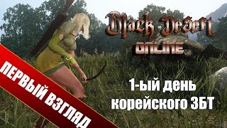 Первый взгляд на ЗБТ Black Desert Online - Толпы корейцев и жуткий пинг (первый взгляд, gameplay)