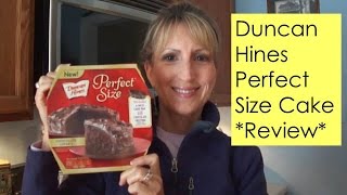Duncan Hines Perfect Size Cake Review