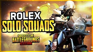 ROLEX SOLO SQUADS - PUBG MOBILE