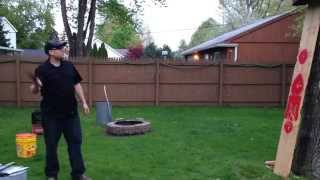 Throwing a Machete! (No Spin)