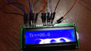 Термометр на Attiny 2313 и LCD 16x2