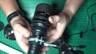зум микроскоп из объектива и вебкамеры zoom microscope from the lens and webcam