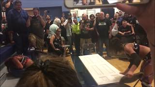 Woman Gets Piledrived Through a Door! (Big Time Wrestling - 8/24/19)