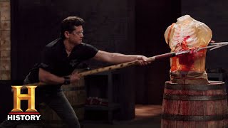 Forged in Fire: The Zande Spears Tested (Season 5, Episode 8) | History