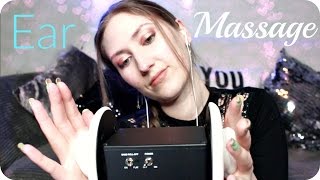 ASMR Ear Massage (NO TALKING) Ear Touching, Tapping, Rubbing & Stroking for Sleep & Study ?