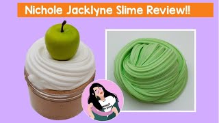Nichole Jacklyne Slime Review!! Slime Package Unboxing!