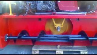 Homemade Snowblower with Remote Control, Turbo Diesel