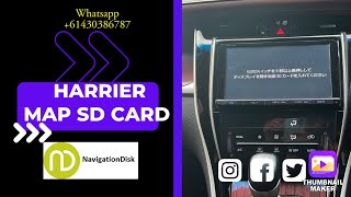 Toyota Harrier 2014/2015 JBL Audio GreenEdge Map SD card Solution