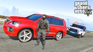 УГАРНАЯ ПОГОНЯ ЗА ЛЕКСУСОМ НА УАЗАХ В ГТА 5 Онлайн. GTA 5 COPS