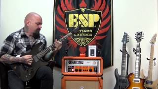 ESP Guitar E-II Standard M-II See Thru Black Demo