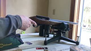 First fire of of our v1 17 Mach 2 Ruger 10/22 bolt